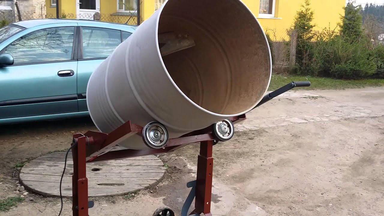 Как правильно сделать бетономешалку своими руками?