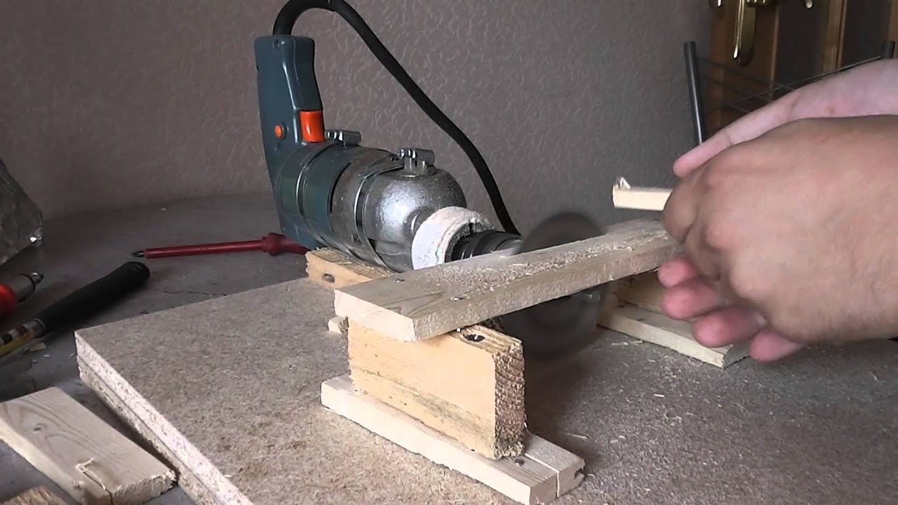 Что представляет собой циркулярка из дрели?